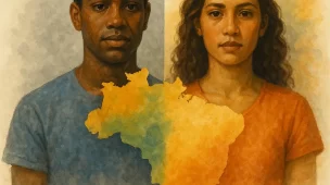 Faces e Brasil em Cores e Tons