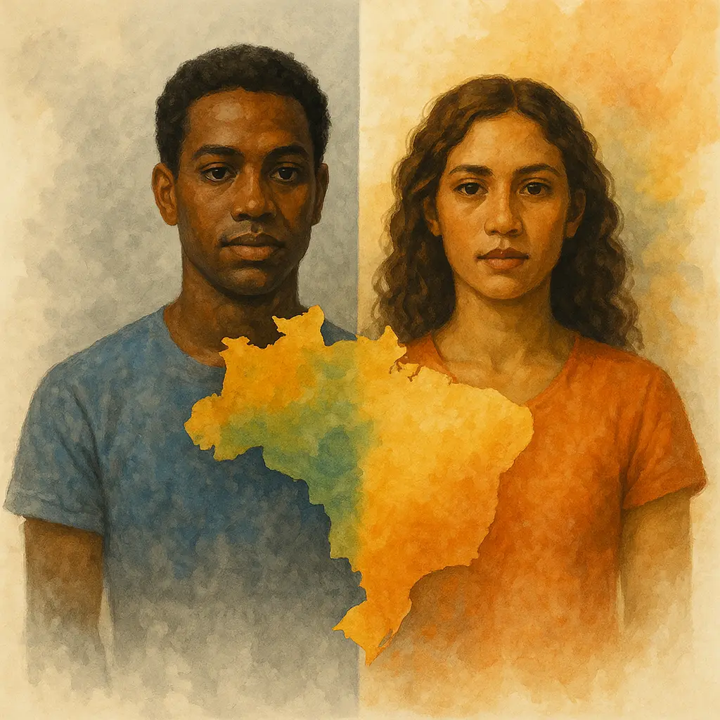 Faces e Brasil em Cores e Tons